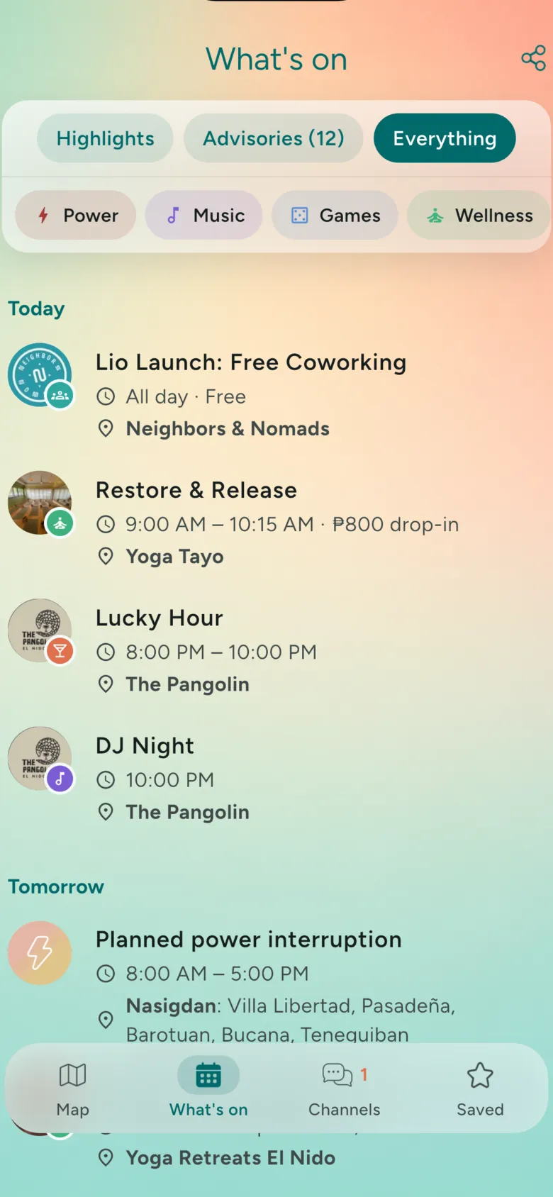 What’s on, day by day